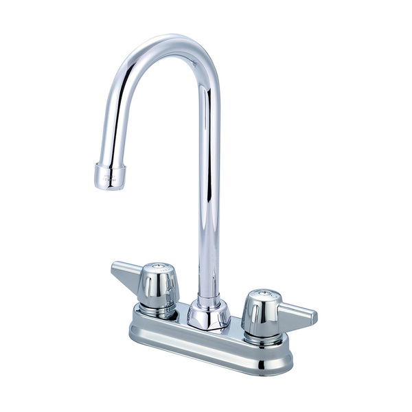 Central Brass Two Handle Shell Type Bar/Laundry Faucet, NPSM, Centerset, Chrome, Weight: 3.7 0094-A17